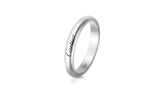 CARTIER C DE CARTIER Platinum Rings Unisex