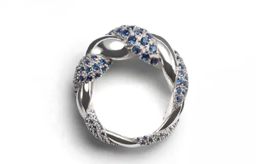 Bottega Veneta Rings Women's Silver