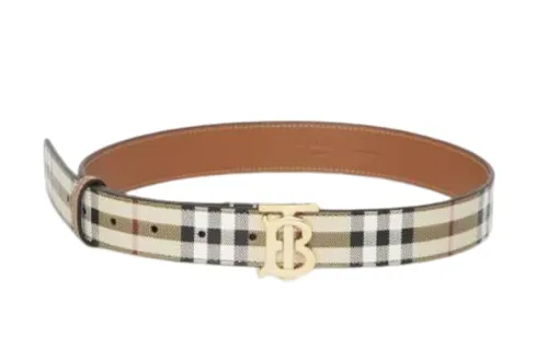 Burberry Vintage Check Buckle Belt