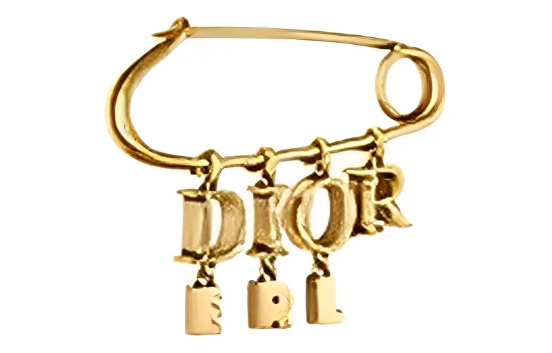 DIOR X Erl Brooch 'Gold'
