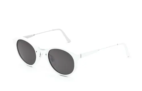 DIOR Round Sunglasses Women's White