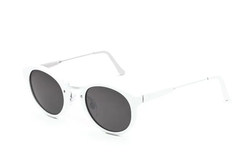 DIOR Round Sunglasses Women's White