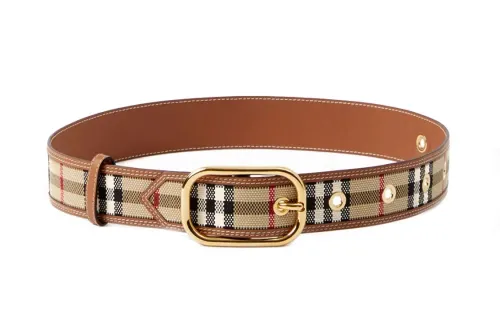 Burberry Vintage Check leather belt