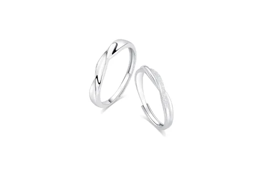 MISS TOOYA 999 Fine Silver Rings Unisex
