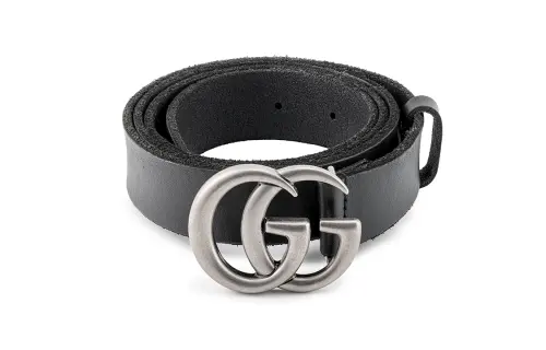 GUCCI Gg Logo Buckle Belt