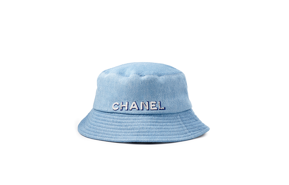 Женская панама Chanel (синяя)