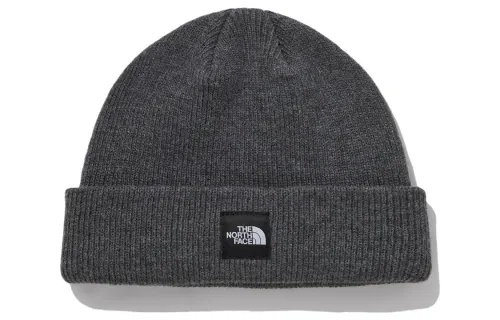 THE NORTH FACE Polyester Beanies Unisex Gray