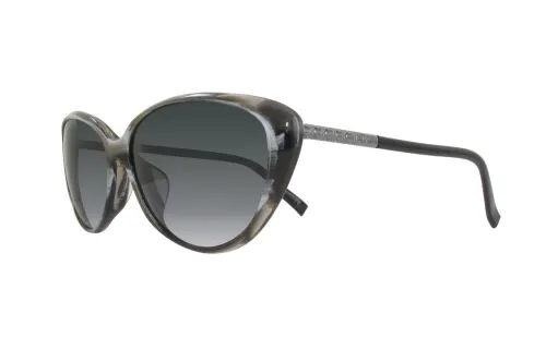 DIOR Plastic Irregular Shape Sunglasses Women's Black