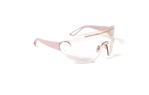 DIOR Acetate Irregular Shape Sunglasses Women's Pink
