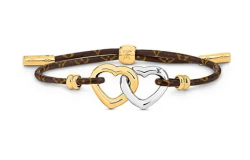 LOUIS VUITTON SAY YES Wristbands Women's Gold