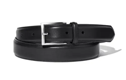UNIQLO Cow Leather Belts Men's Black/Umber Width 3cm