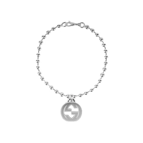 GUCCI Interlocking G Bracelet In Silver