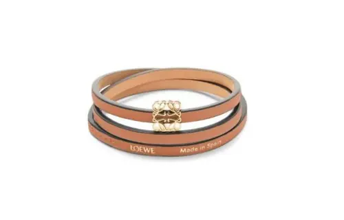 Loewe anagram leather bracelet
