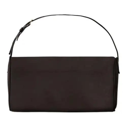 THE ROW 90's Leather Shoulder Bag, Handbag Women's Woody Brown