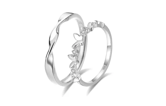 Muyan S925 Silver Mobius Butterfly Ring Unisex