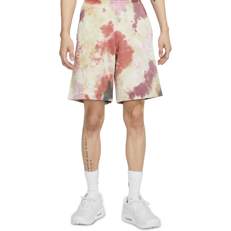 Мужские шорты Nike Sportswear French Terry (бордовый камуфляж) — фото 4