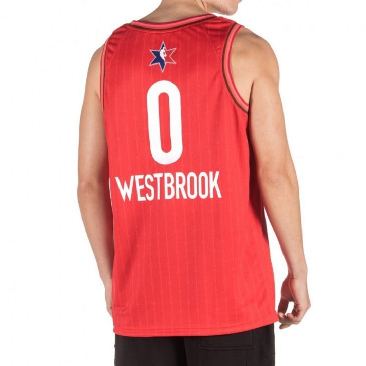 Jordan Basketball Jerseys Men’s Red Moderate Straight Fit
