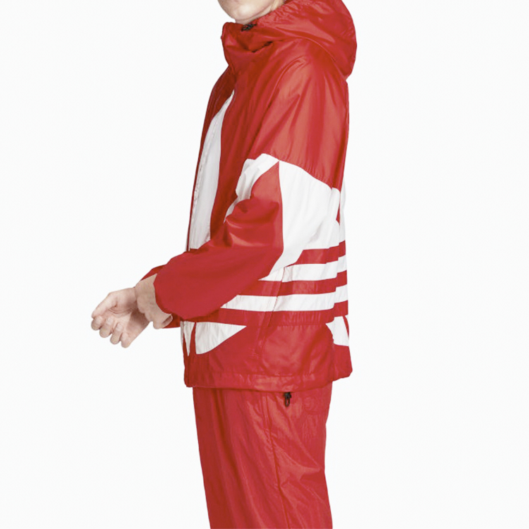 Мужские куртки adidas originals Big trefoil Logo (красный) — фото 3