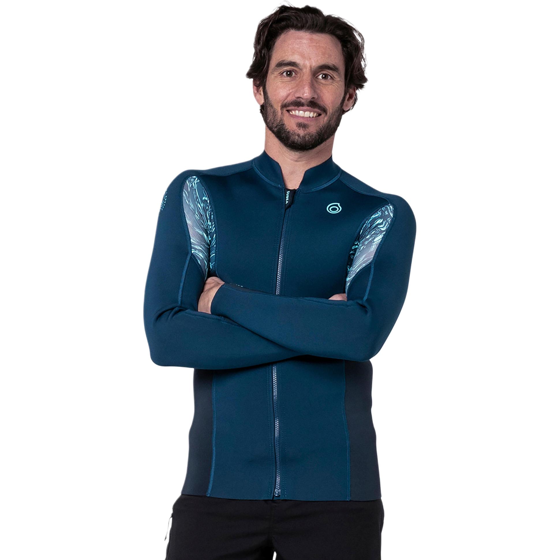 DECATHLON Diving Wetsuit Men’s Turkish Blue/dark Blue