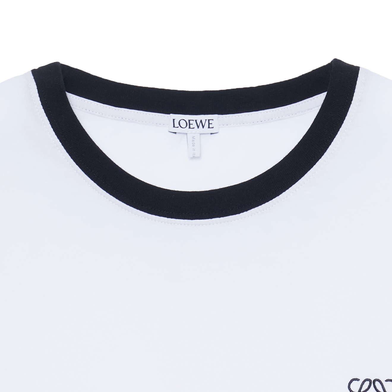 Мужская футболка LOEWE T (белая) — Белый — фото 5