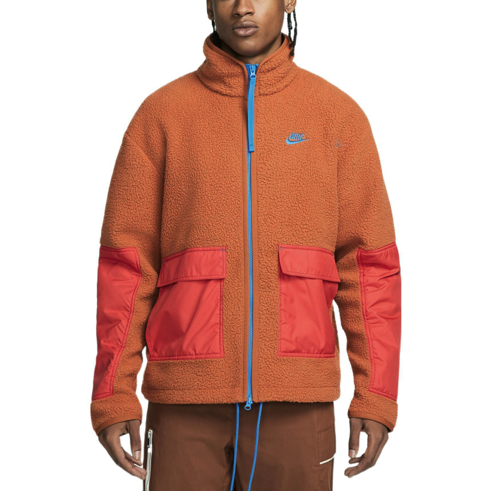Nike Fleece Clothing Men’s Orange