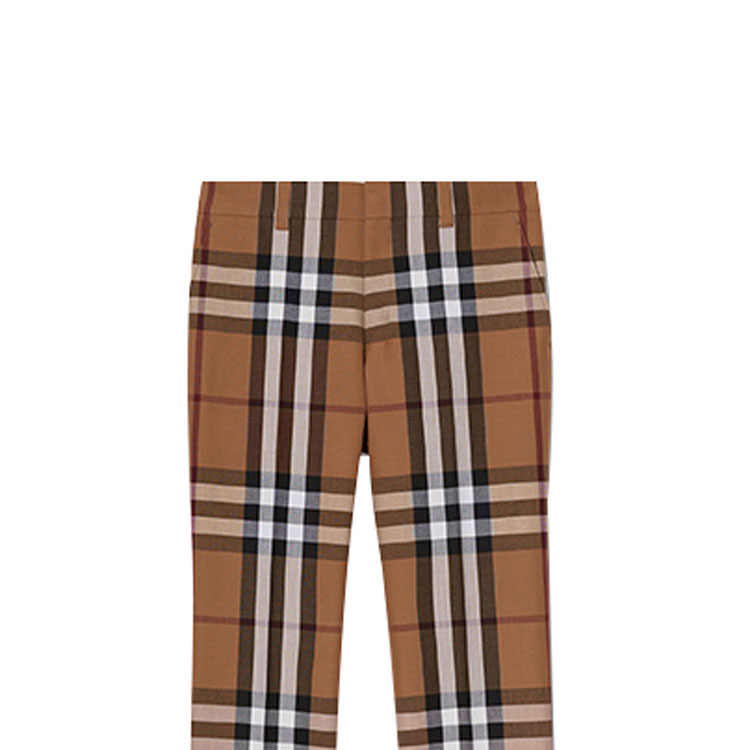 Мужские штаны Burberry (коричневые) — фото 3