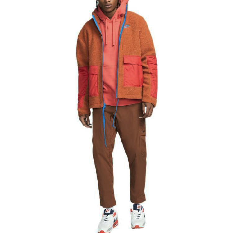 Nike Fleece Clothing Men’s Orange