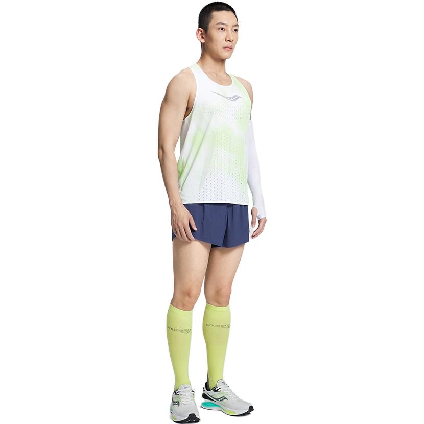 Saucony Running Shorts Men’s Ebony Feather Blue