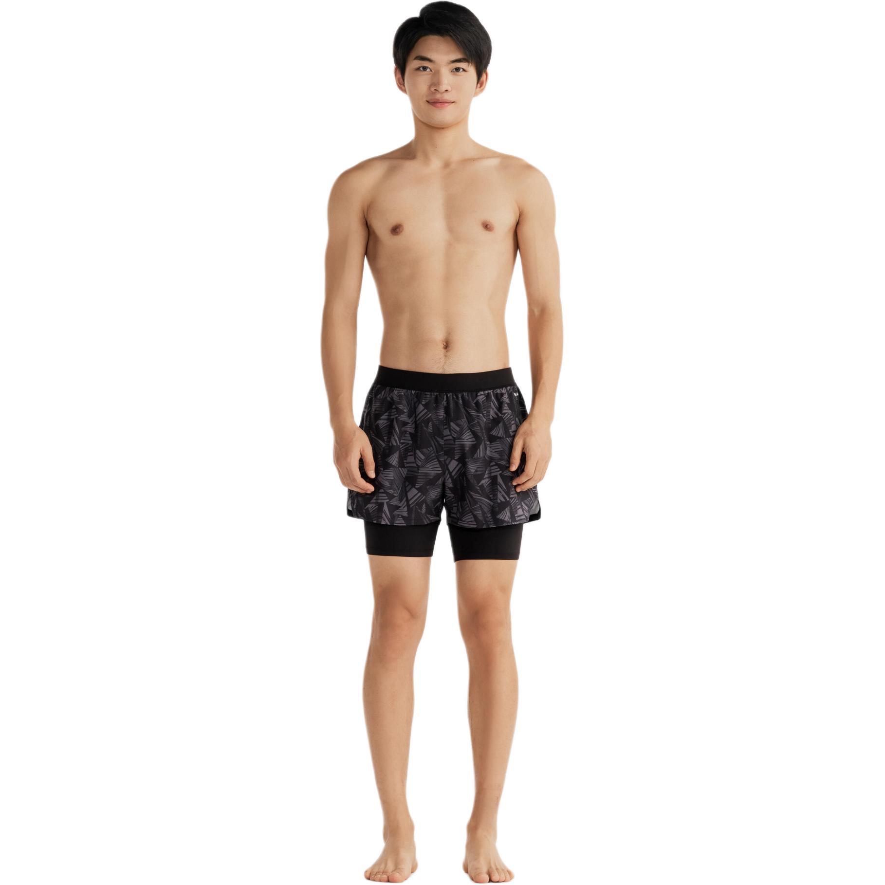 DECATHLON Swimming Shorts Men’s Dark Gray/Black