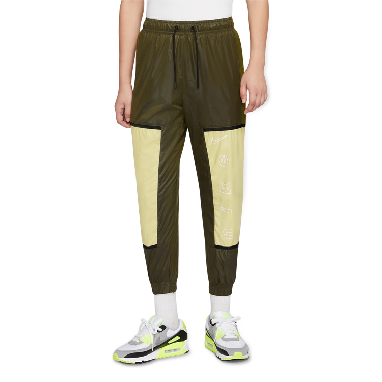 Женские штаны Nike sportswear (зеленые) — фото 3