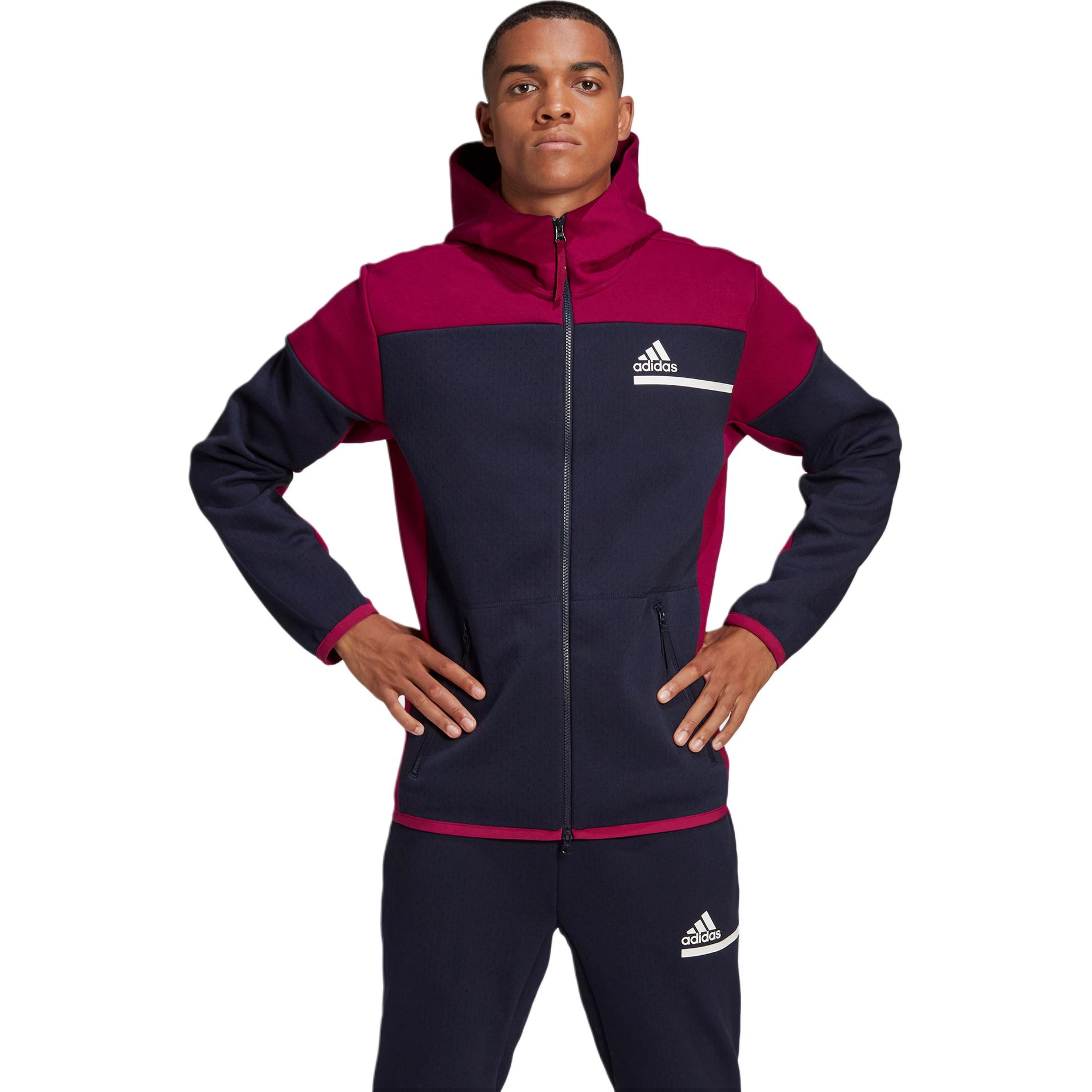 Мужская куртка adidas Z.N.E. (синяя) — фото 4