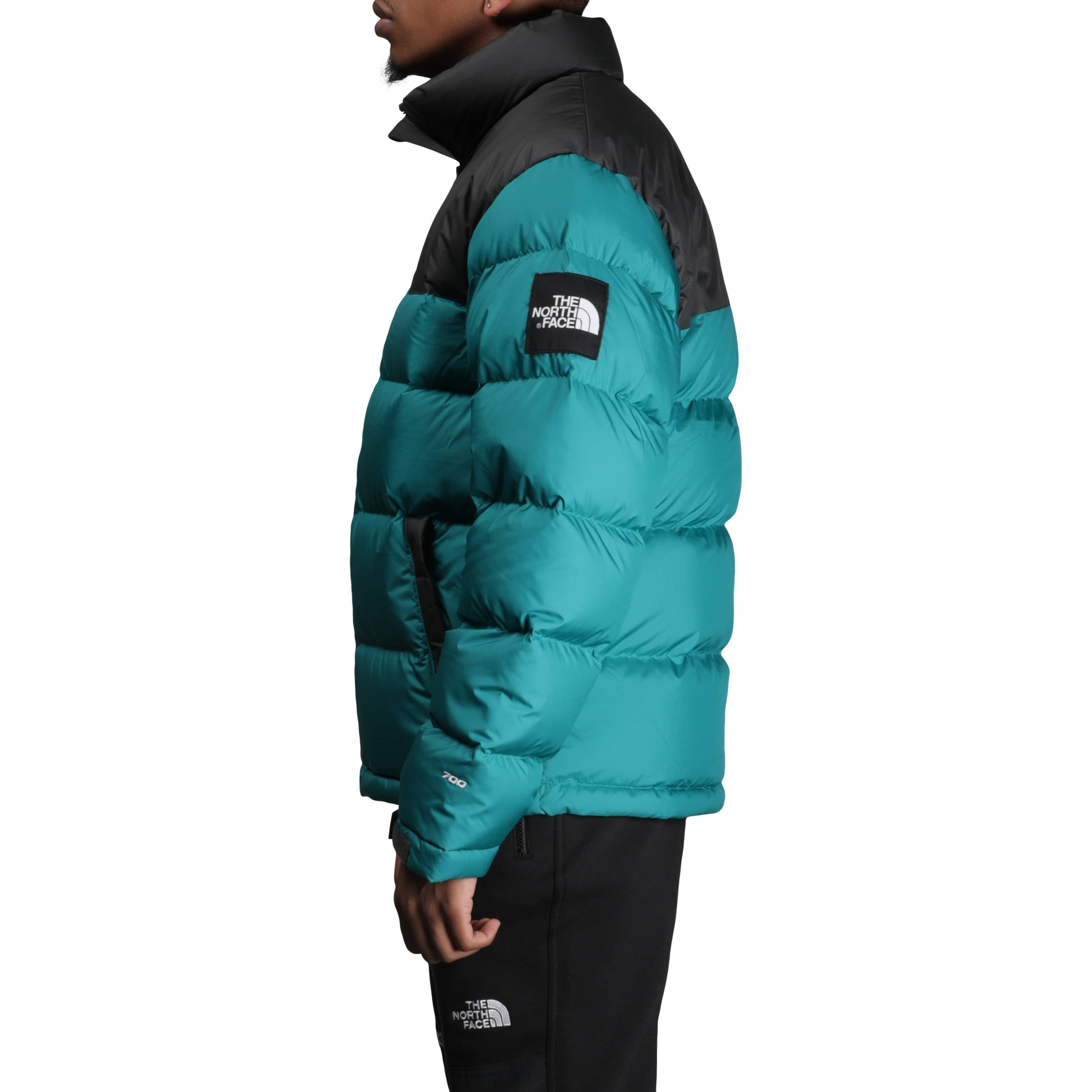 Куртка The North Face 1992 Nuptse Jacket (голубая) — фото 5