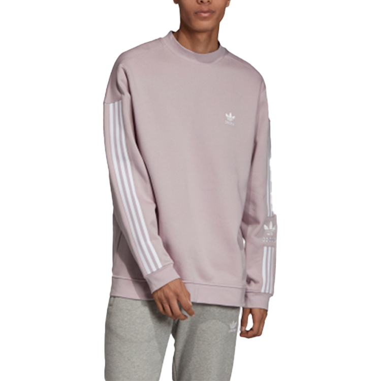 Мужское худи adidas originals (бледно-розово-пурпурно-серое) — фото 3