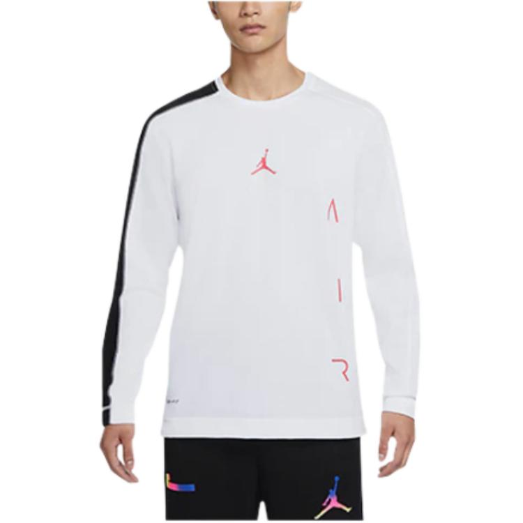 Мужская футболка Jordan Спортивная (белая) — фото 5