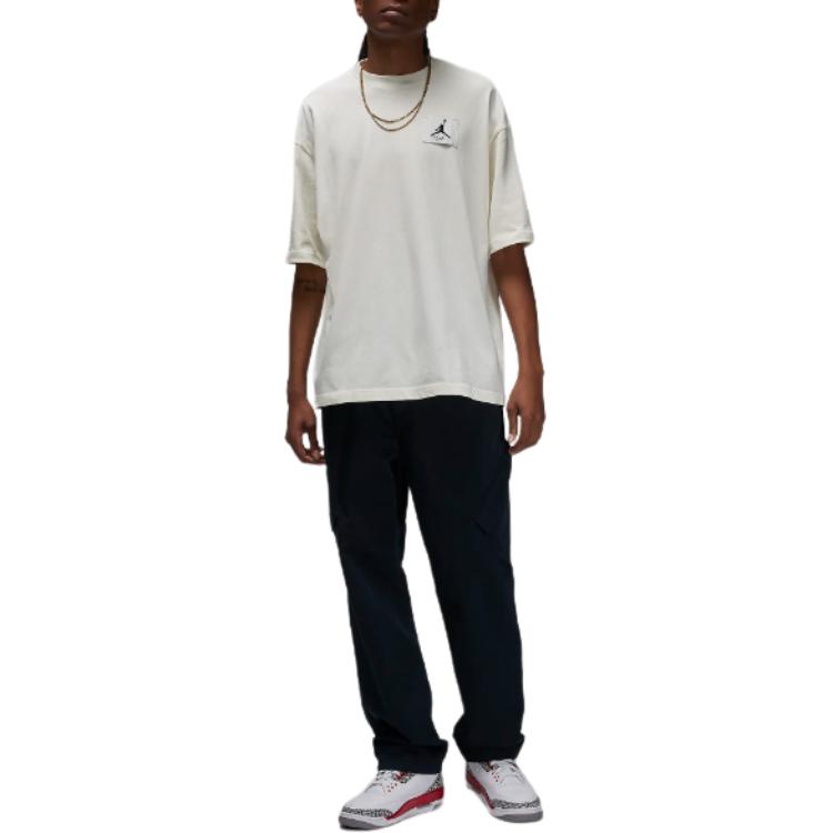 Мужская футболка Jordan Jordan Oversized T-Shirt T (белая) — фото 3