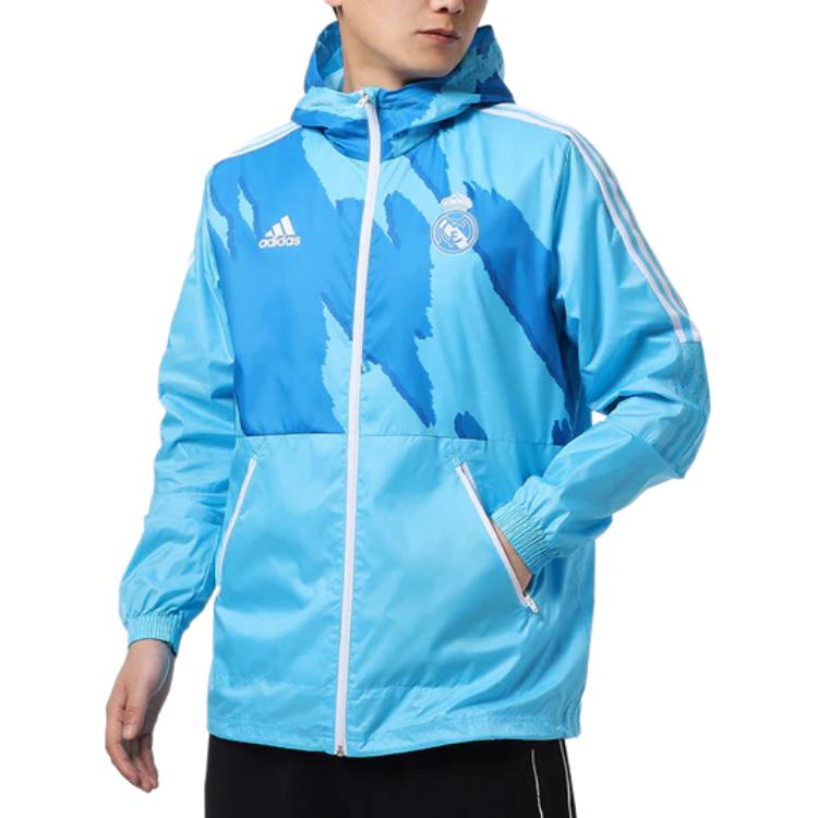 Мужская куртка adidas (синяя) — фото 5