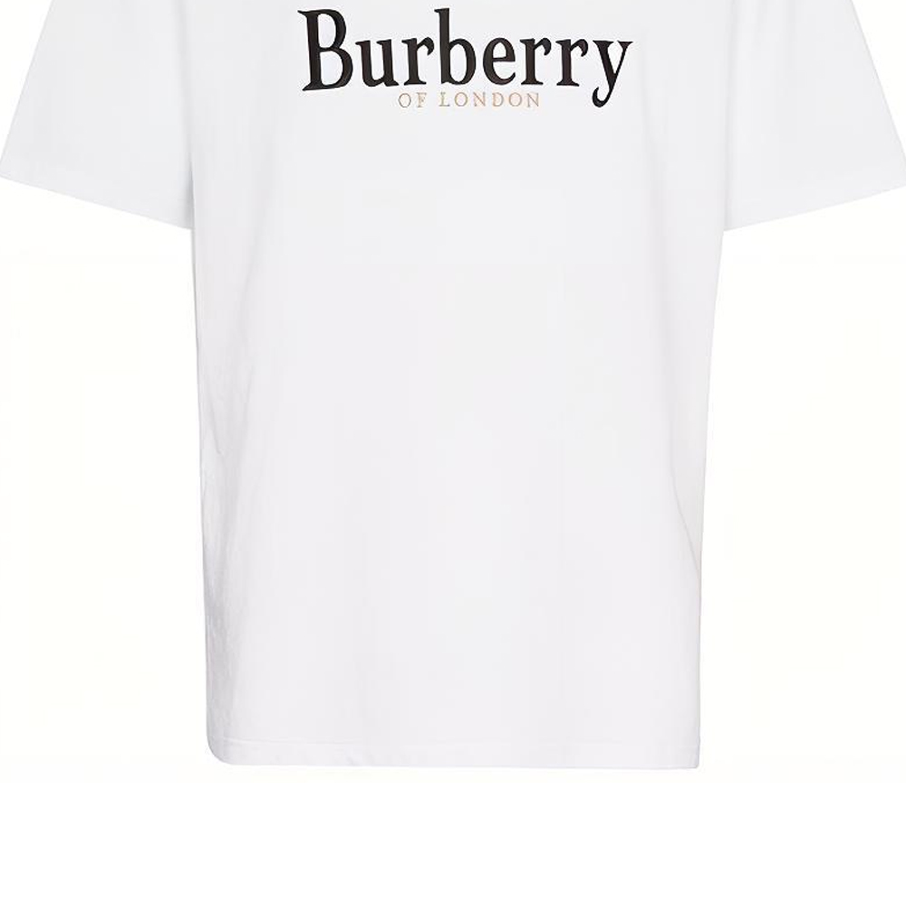Футболка Burberry (белая) — фото 6