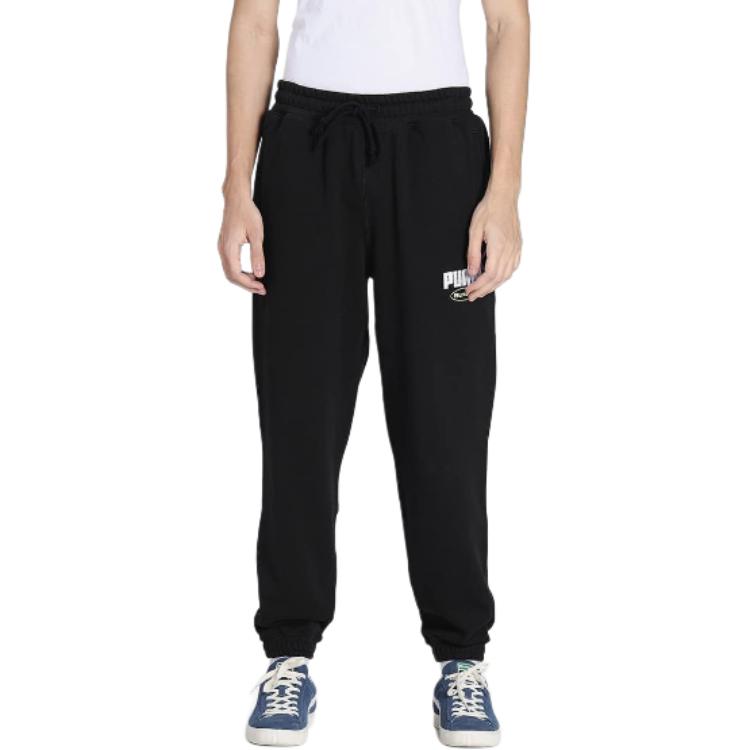 PUMA Sports Pants Unisex Black Moderate
