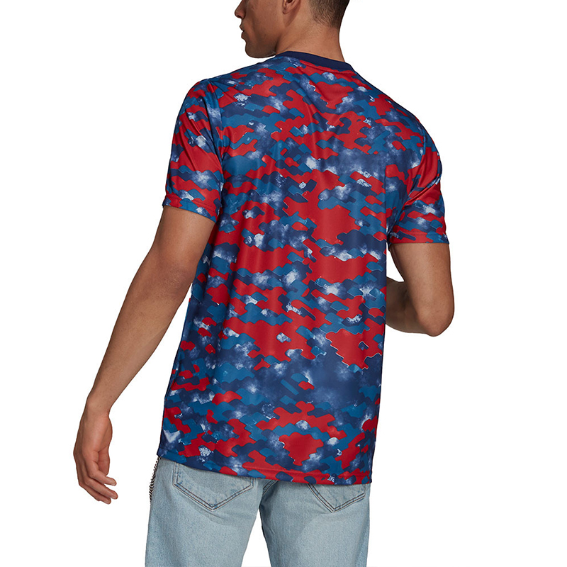 Adidas Bayern Munich Black Soccer Jersey Men’s Red Blue Multicolor