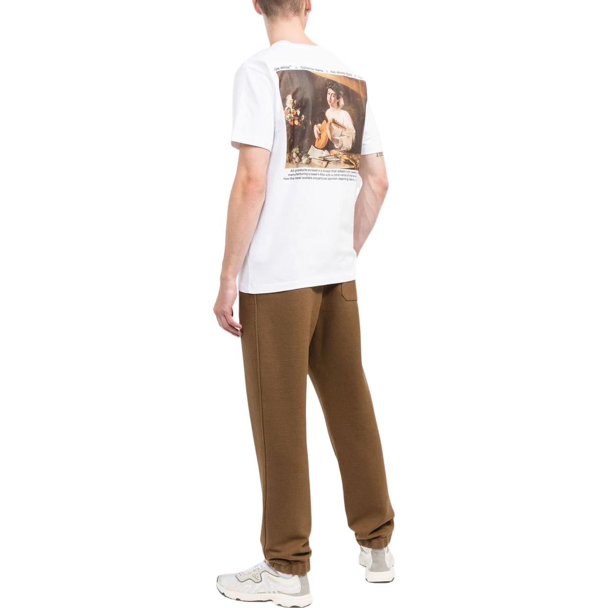 Мужская футболка OFF-WHITE Portrait Print (белая) — фото 3