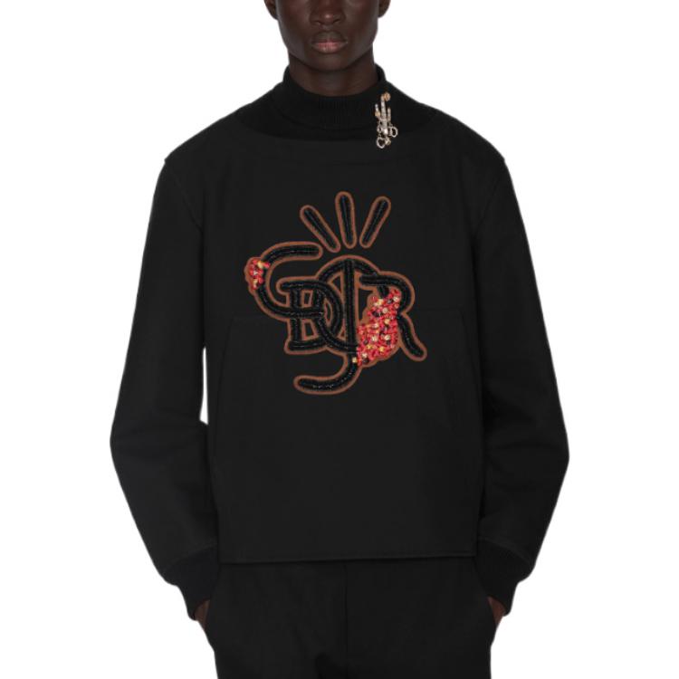 Мужское худи Dior x Travis Scott (черное) — фото 6