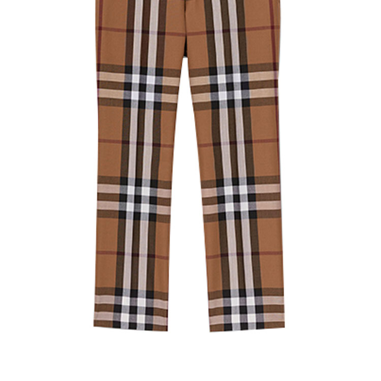 Мужские штаны Burberry (коричневые) — фото 6