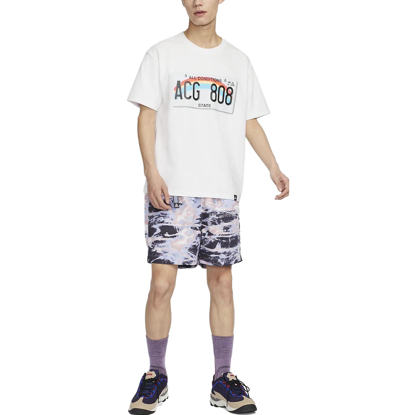 Nike abstract-pattern performance shorts
