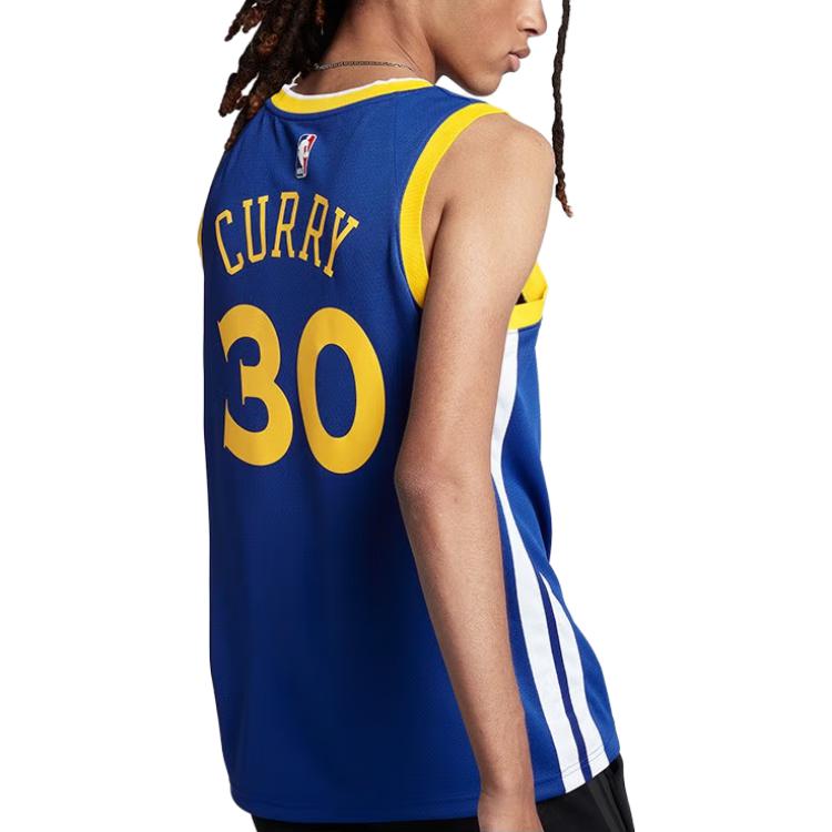 Мужская футболка Nike NBA Stephen Curry Golden State Warriors SW 30 (синяя) — фото 7
