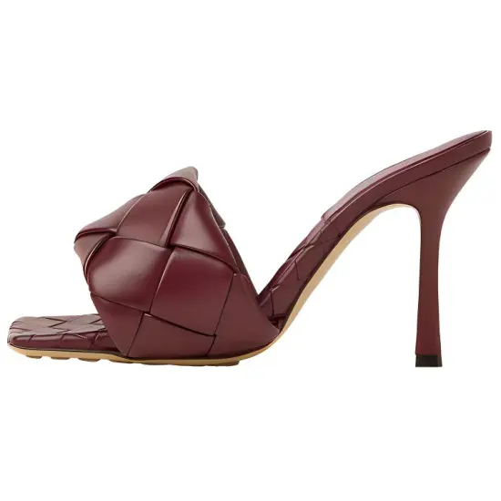 Bottega Veneta Lido Intrecciato Mule Sandals Women's