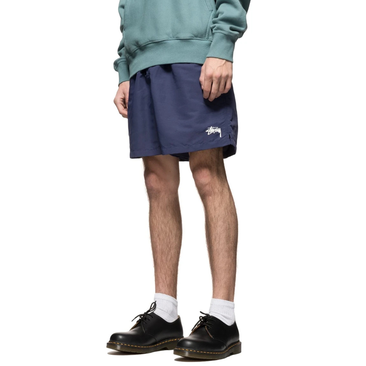 Мужские шорты Stussy logo (черные) — фото 8