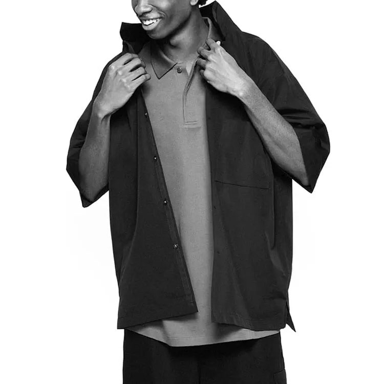 Мужская рубашка UNIQLO × Jil Sander +J (черная) — фото 3