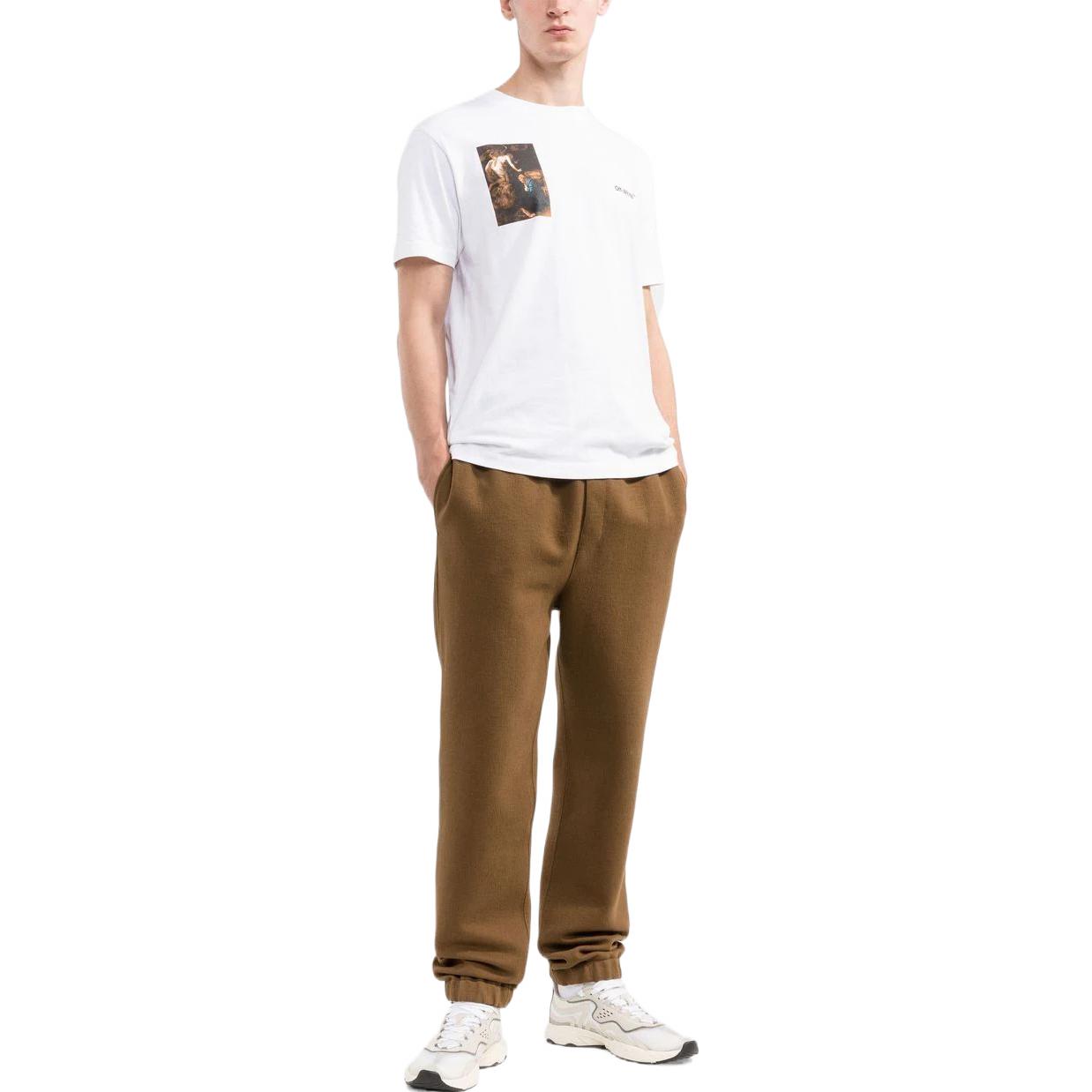 Мужская футболка OFF-WHITE Portrait Print (белая) — фото 2