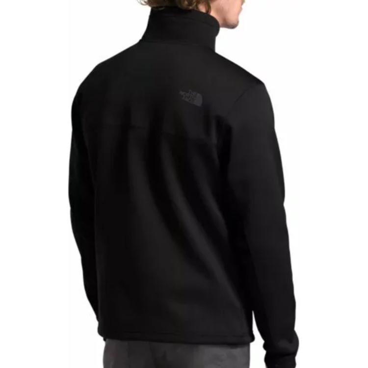 Мужская куртка The North Face Fleece (черная) — фото 4