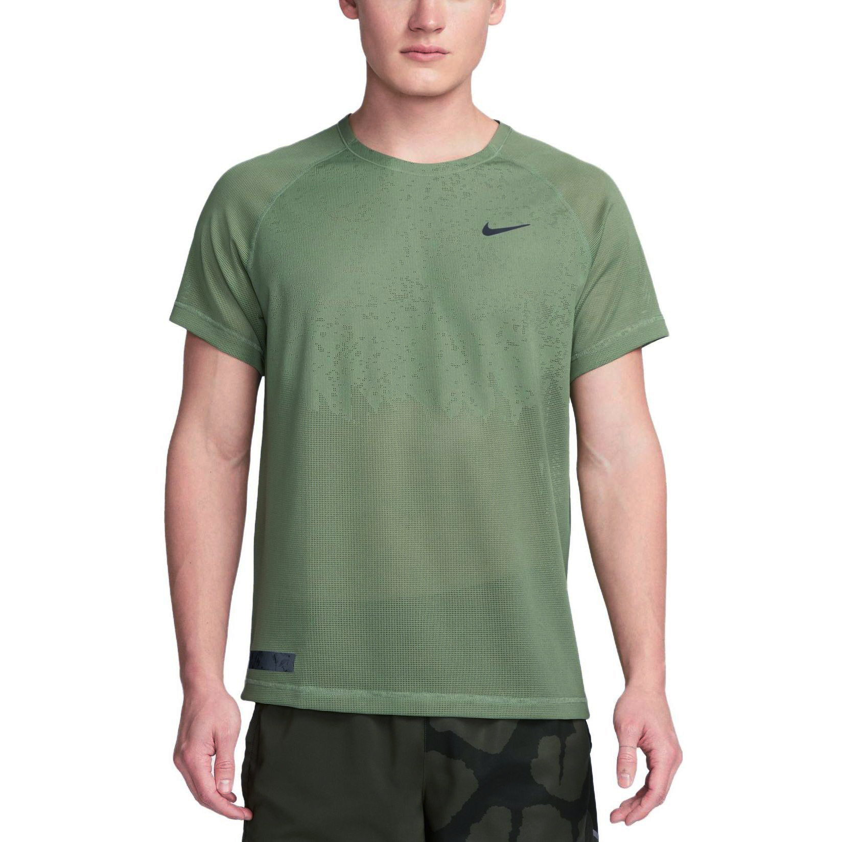 Nike Running T Shirt Men’s Oil Green